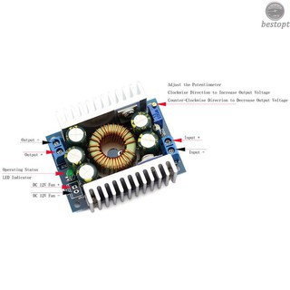 B&O 12A DC-DC Step Down Buck Converter Low Ripple High Power 4.5-30V to 0.8-28V Laptop Car Led Converter 95% Efficient Car Power Module