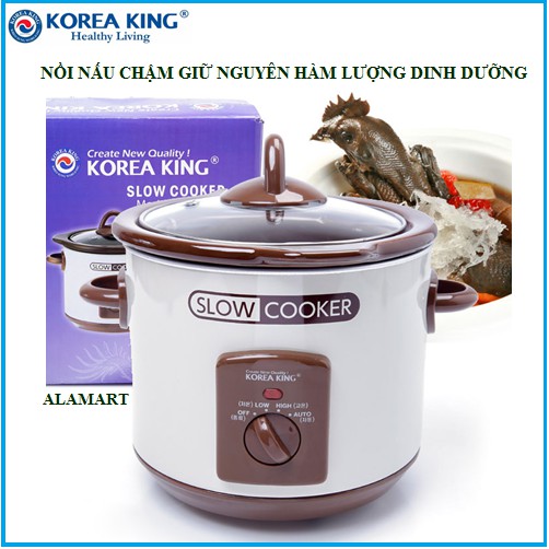 Nồi tiềm Korea King 1.5L KRC-15R