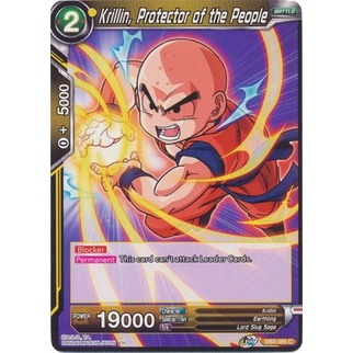 Thẻ bài Dragonball - bản tiếng Anh - Krillin, Protector of the People / DB3-085'