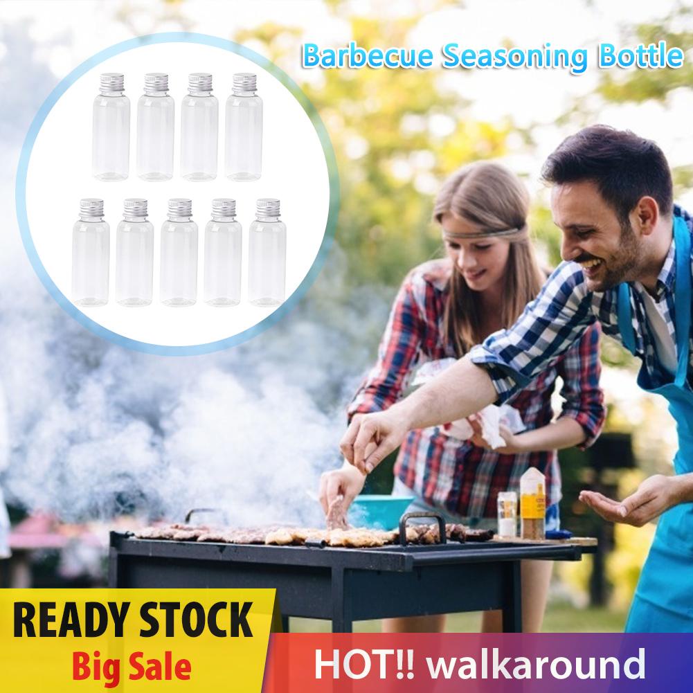 Bộ 9 Lọ Đựng Gia Vị Cho BBQ 50ml Bằng Kính