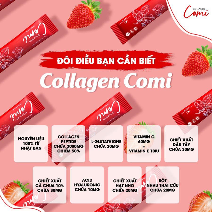 Collagen Comi Hút nám trắng da-Giá ưu đãi