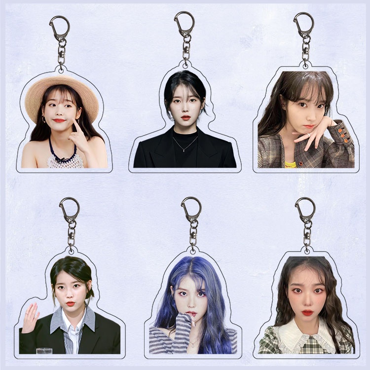 Móc Khóa Hai Mặt Chất Liệu Acrylic