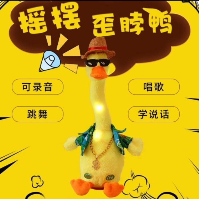 Đồ Chơi Giáo Dục | Vịt Joget Ghi Âm Giọng Nói Hình Vịt Xương Rồng Xương Rồng