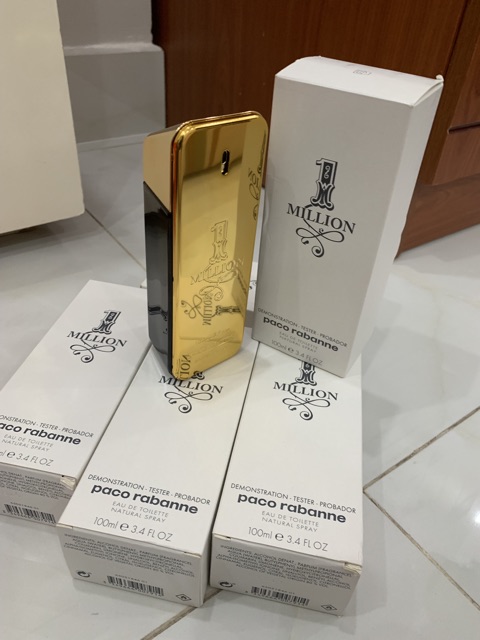 [FreeShip] Nước hoa tester paco rabanne 1 million edt 100ml