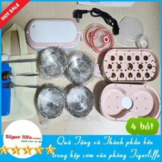 Hộp Cơm Hâm Nóng, Hộp Cơm cắm Điện MINISTYLE Tặng Kèm Bộ Đũa Túi Xách 2 Bát inox -4 bát inox Bh 12 Tháng | BigBuy360 - bigbuy360.vn