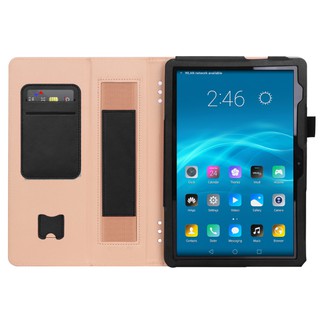 For HUAWEI T5 10.1 Retro Pattern PU Tablet Protective Case with Hand Support