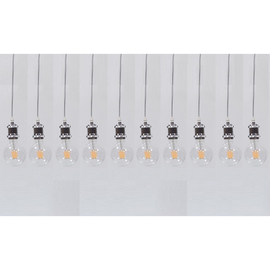 Bộ 10 dây đèn thả cổ điển bóng đèn tròn Edison G95 8W