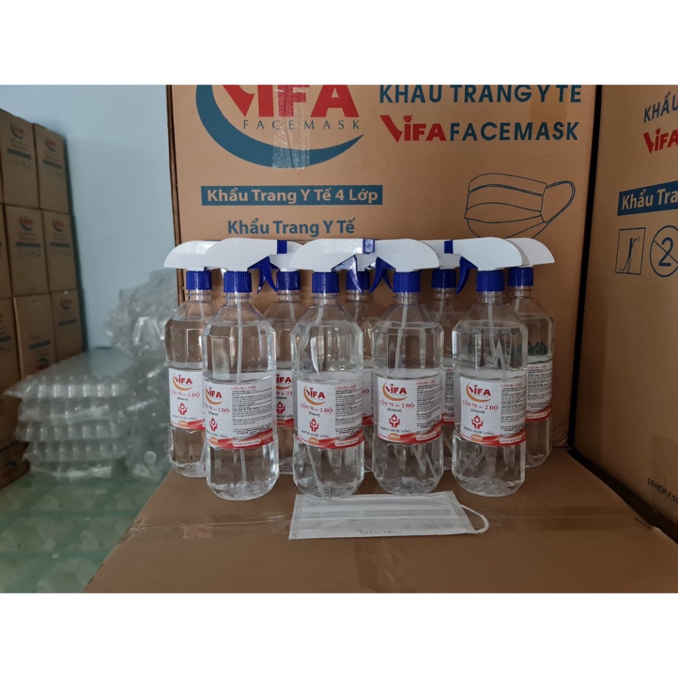 Cồn Y tế 70 Độ có vòi xịt 500Ml- 1000ml