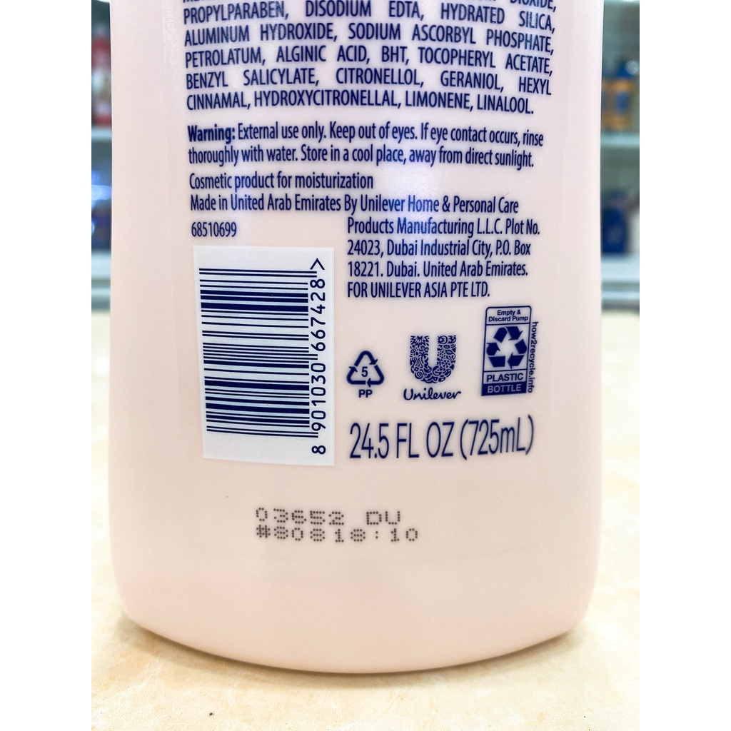 Sữa Dưỡng Thể VASELINE Dubai 725ml