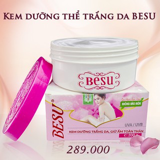 [Khuyến mãi] Kem Dưỡng Trắng Da và Giữ Ẩm Toàn Thân BESU