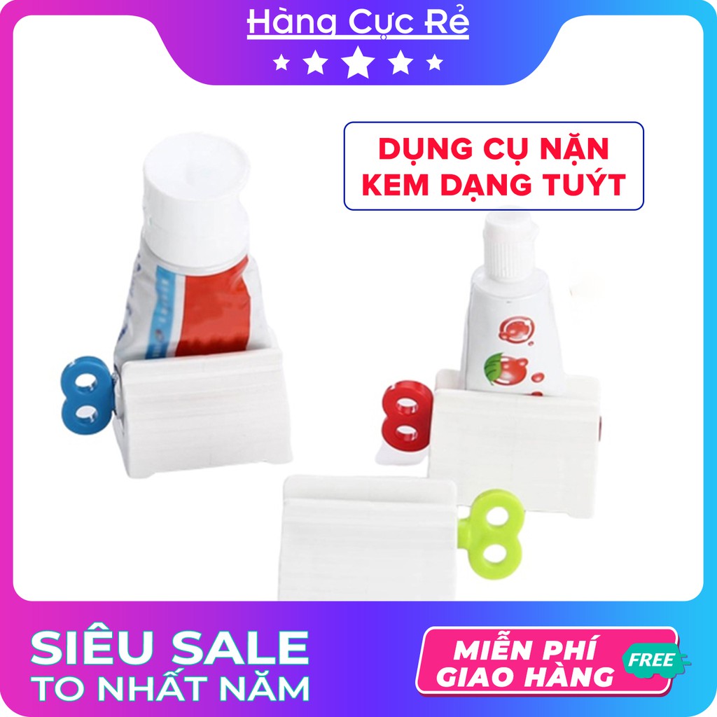 Nặn kem đánh răng kiêm giá đỡ Hàn Quốc Style - Dụng cụ ép kem lấy kem dạng tuýt nhỏ xinh - Shop Hàng Cực Rẻ