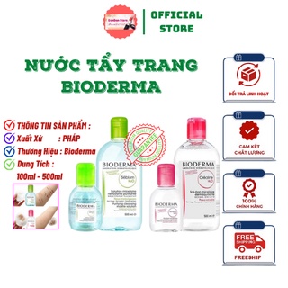 Nước Tẩy Trang BIODERMA (Date 2023) , Mini Size 100ml , Full Size 500ml [CHÍNH - HÃNG]