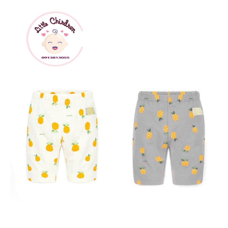 Quần Legging Dứa Dáng Lửng Hàn Quốc Cho Bé Gái (2-4 Tuổi) - Cục Bột Nhỏ