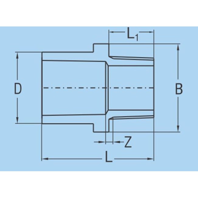 Nối răng  trong / ngoài 49, 60, 90 nhựa PVC Bình Minh