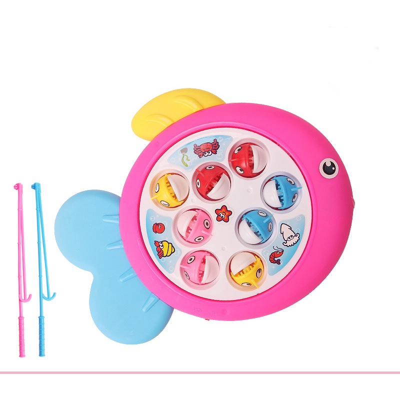 Đồ chơi câu cá cho bé bộ lớn 4 cần 45 con, 4 cần 21 con, phát triển kỹ năng cho bé, Nhựa an toàn cho bé phát triển.