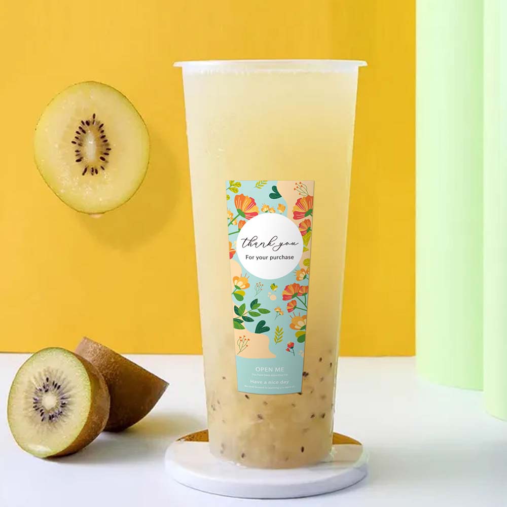 Set 30 Miếng Dán Chữ Thank You Chống Thấm Nước 3*9Cm Trang Trí Túi Xách