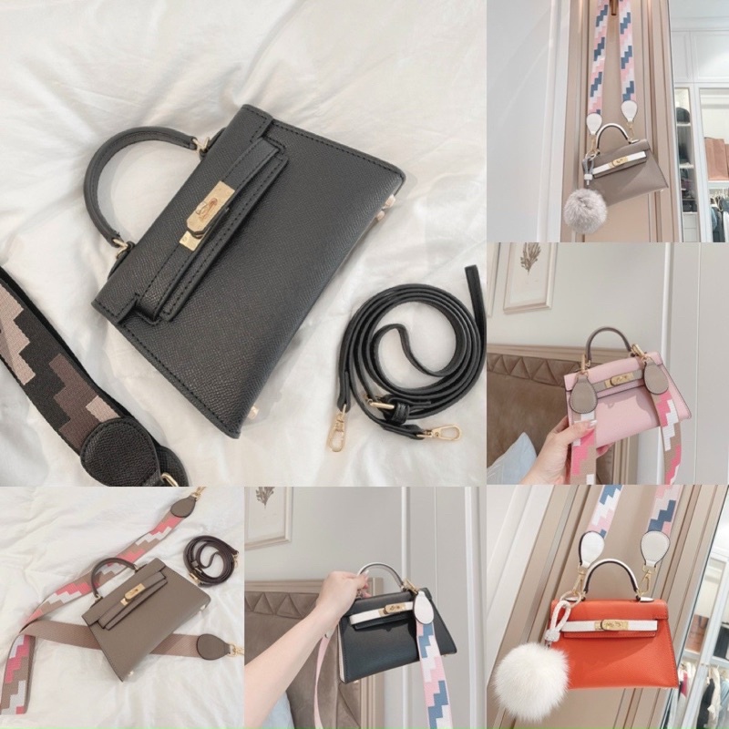 Túi xách Hm ke.lly size mini 18cm