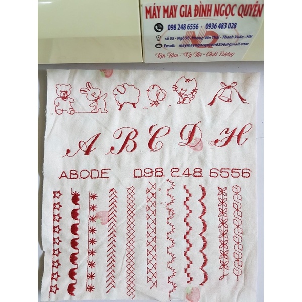 Máy may gia đình đa năng Nhật Bản kết hợp thêu JUKI HZL-9800, JUKI AT-2800, 2500