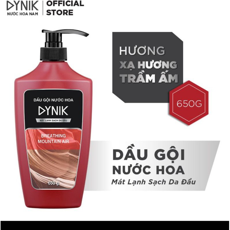 dầu gội nước hoa dynick 650ml