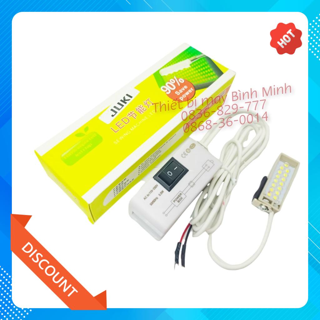 Đèn ngón XỊN 15 bóng LED  JUKI có tụ điện , giắc cắm chữ U, đầu gắn nam châm siêu sáng, hàng xịn