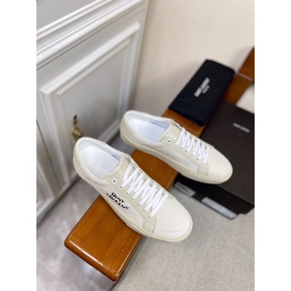 Giày thể thao vải mới lên kệ Saint Laurent giản dị cổ điển với vải nhập khẩu lót da bò