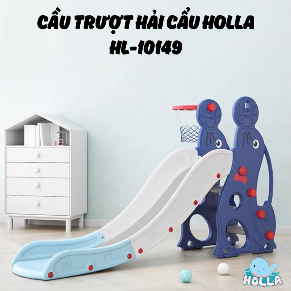 Cầu trượt đơn Hải Cẩu Holla HL-10149 mới nhất 2022 | Đồ chơi cầu trượt cho bé