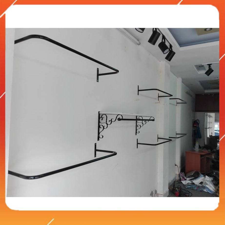 GIÁ TREO QUẦN ÁO BẮN TƯỜNG CHỮ U-GIÁ BẮN TƯỜNG- KHUNG TREO GẮN TƯỜNG - GIÁ TREO QUẦN ÁO SHOP THỜI TRANG- MÓC TREO