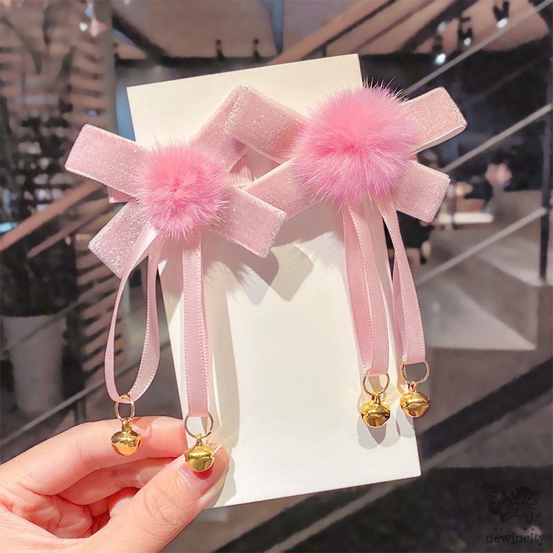 Cài Tóc Phối Nơ Dễ Thương Cho Bé Gái