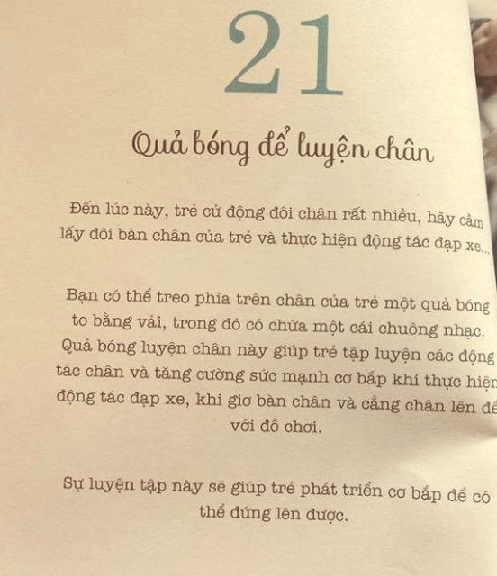 BÓNG GIẢI ĐỐ MONTESSORI( BÓNG LUYỆN CHÂN) 0 - 6 tháng