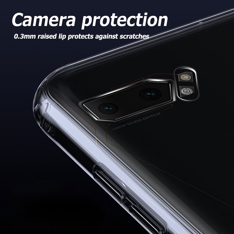 Ốp dẻo trong suốt cho điện thoại Asus Rog Phone 2