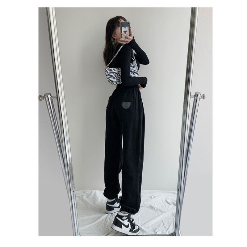 Quần Bom Tim - Quần Nỉ Bo Gấu  Cá Tính - Thời Trang Nữ ( Kèm Video Thật 100%)