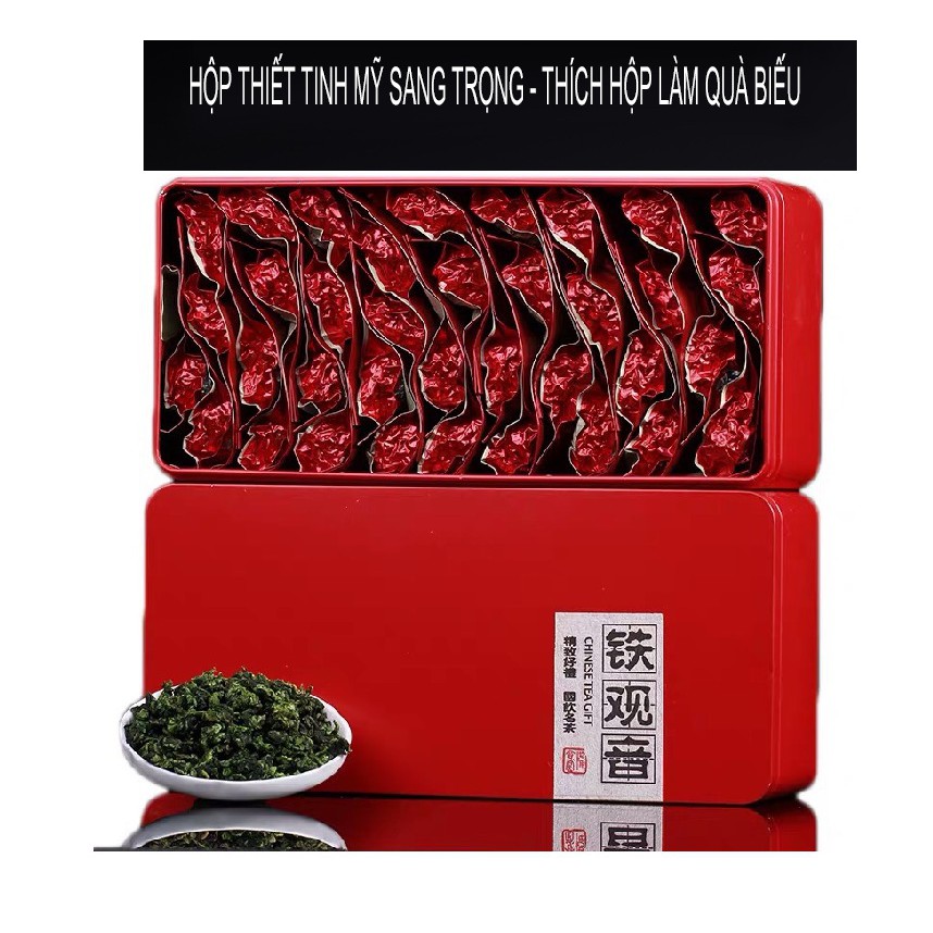 HOT Trà thiết quan âm hộp đẹp 250g thích hợp làm quà biếu tặng