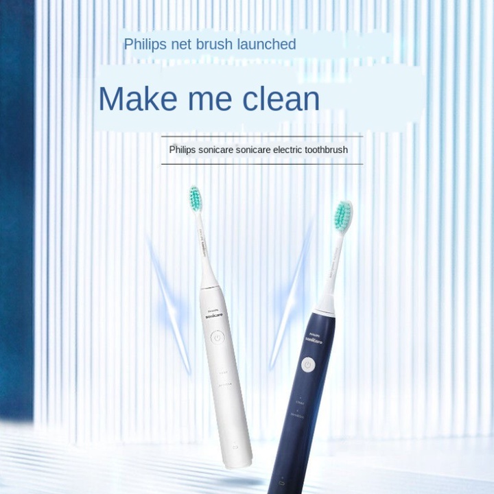 Bộ bàn chải đánh răng điện Philips Sonicare HX2421, tích hợp 2 chế độ đánh Clean và Sensitive, 30.000 lần rung mỗi phút