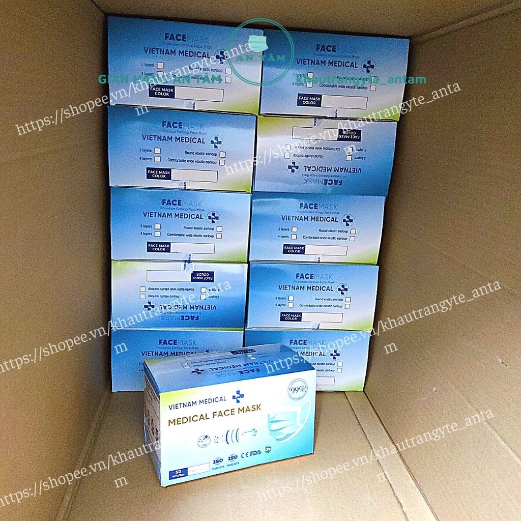 Hộp 50 Cái Khẩu Trang SAFEFIT 4 Lớp, Quai Vải Bản To Siêu Mềm, Kháng Khuẩn Vượt Trội, Không Mùi, Không Xù Lông