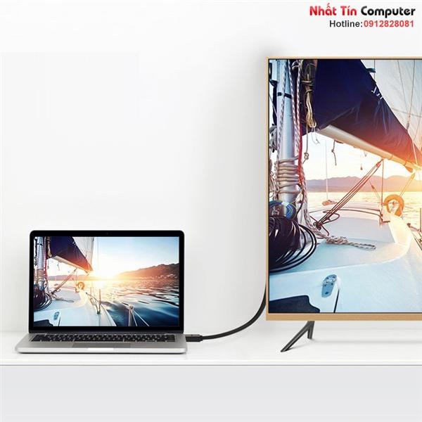 Cáp HDMI 1.4 dài 0,5M cao cấp hỗ trợ Ethernet + 4k2k Ugreen 30115 chính hãng