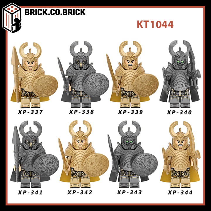 Đồ chơi lắp ráp minifigure và non lego - Mô hình MCU Thor's Asgardian Warriors, Berserkers- Hela Undead Soldiers- KT1044