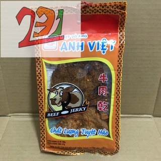 Túi Bò Khô Anh Việt Miếng 100g