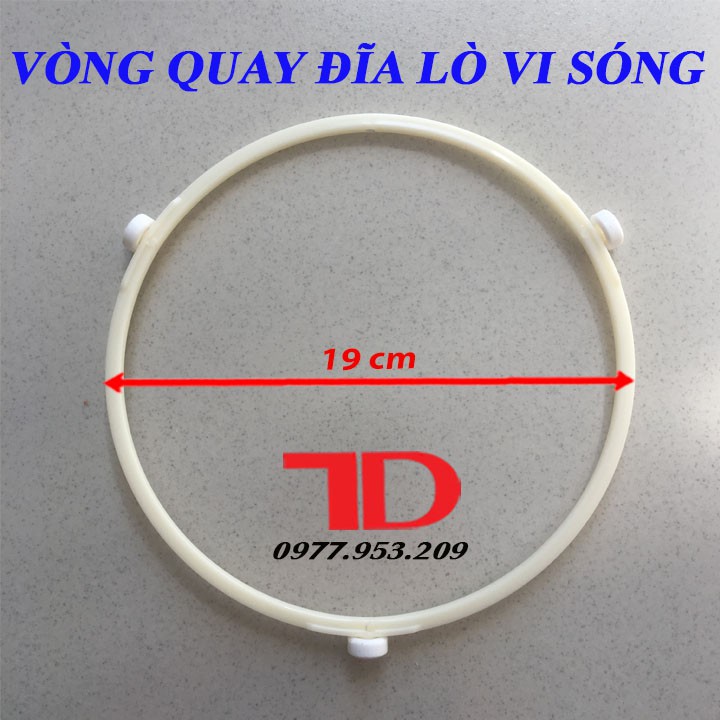 Vòng quay đỡ đĩa lò vi sóng loại tròn lớn 19cm