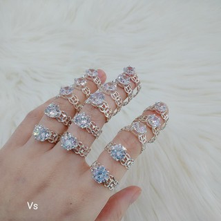 Nhẫn kim tiền đá cao,nhẫn nữ bạc ta thân kim tiền may mắn tài lộc,Vàng bạc an chi