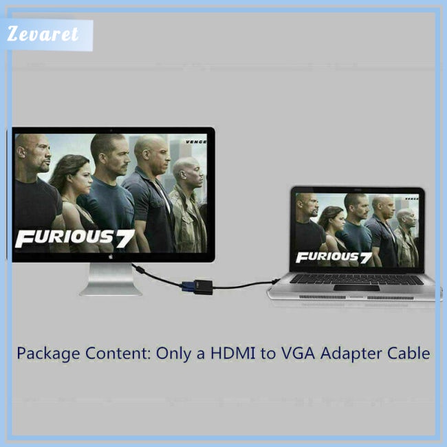 Dây Cáp Chuyển Đổi Từ Đầu Cắm Zevaret 1080p Hdmi-compatible Sang VGA