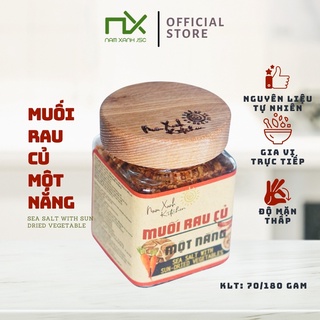 Muối Rau Củ Một Nắng- Sea Salt With Sun And Dried Vegetables Nam Xanh 70G (180G)