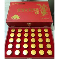 Đông Trùng Hạ Thảo Samsung Hộp Gỗ Đỏ 30 Viên Chính Hãng Hàn Quốc