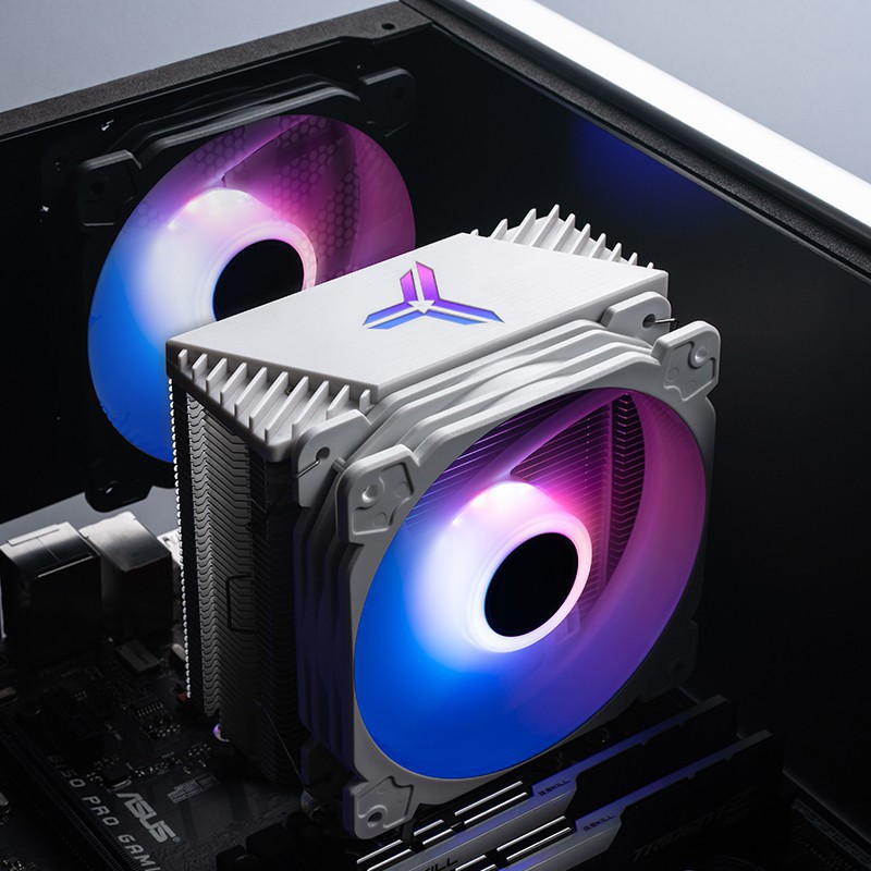 Quạt tản nhiệt tháp CPU Jonsbo CR-1000 màu trắng - CR-1000 WHITE ( Hỗ trợ AMD và Intel) siêu mát giá rẻ