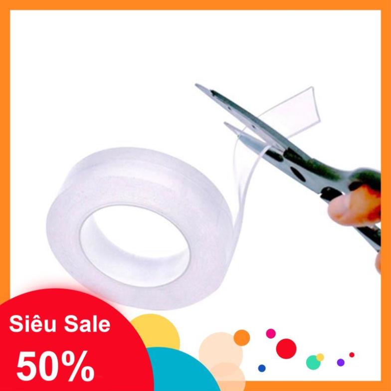 Keo dán (Miễn Ship) Cuộn keo dán cố định đồ vật 3cmx3m dày 1mm giúp dễ dàng cố định đồ vật trong gia đình 6746