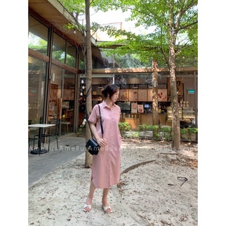 Đầm sơ mi suông