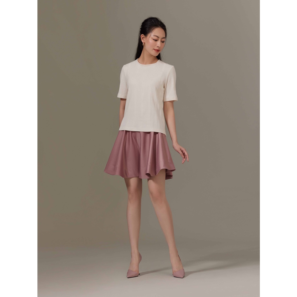 Quần váy lụa xoè thoải mái Mauve Silk Skort