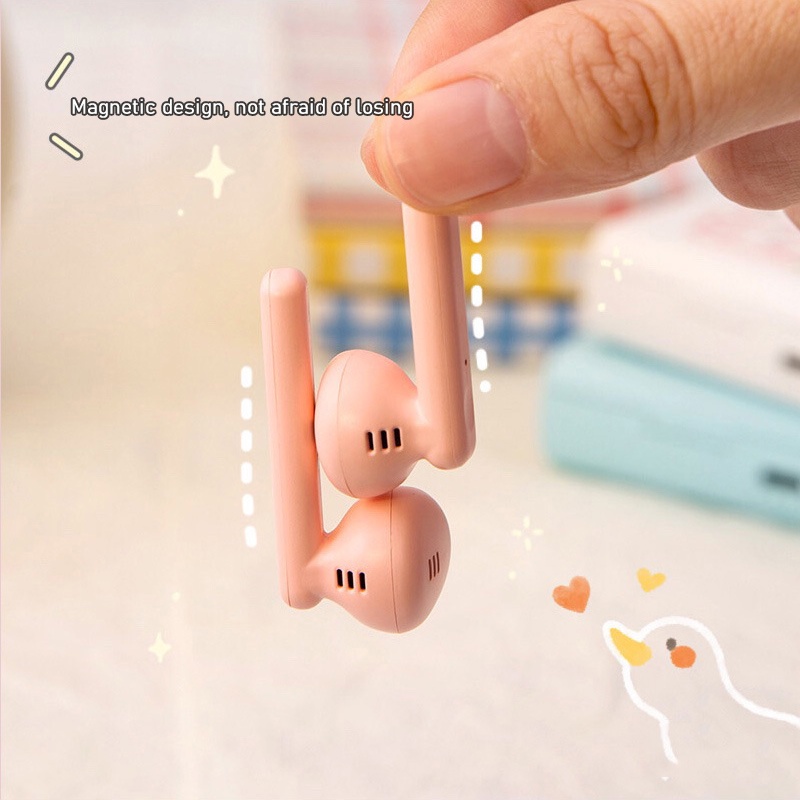 Tai nghe bluetooth kiểu sách không dây in-ear phim hoạt hình mini cô gái dễ thương giá trị cao
