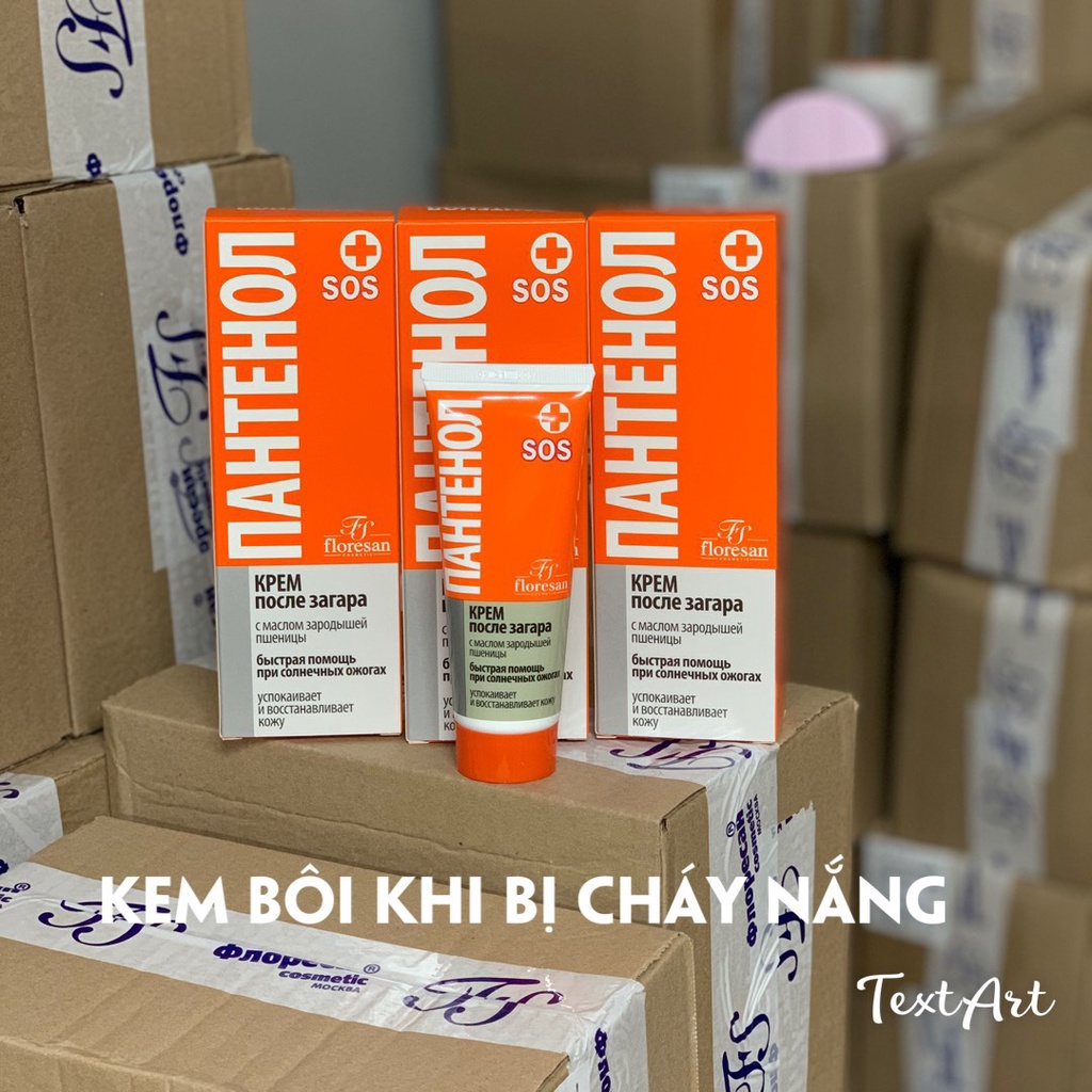 Kem dưỡng sau chống nắng Panthenol SOS 75ml Nga