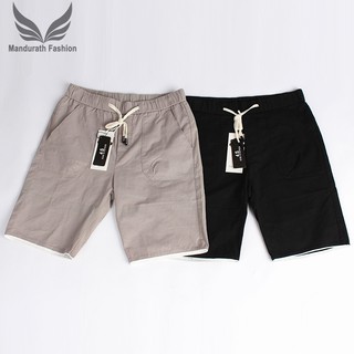 Quần short đũi nam hàng Quảng Châu chất vải đũi cao cấp thoáng mát bo viền gấu trẻ trung