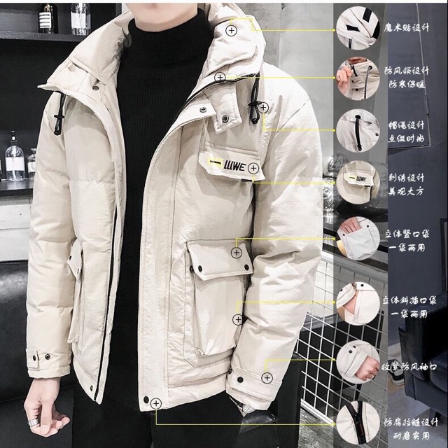Áo phao nam quảng châu cao cấp -shop NT